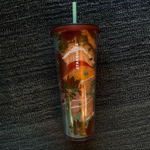 Cactus Starbucks Travel Cup w Lid/Straw